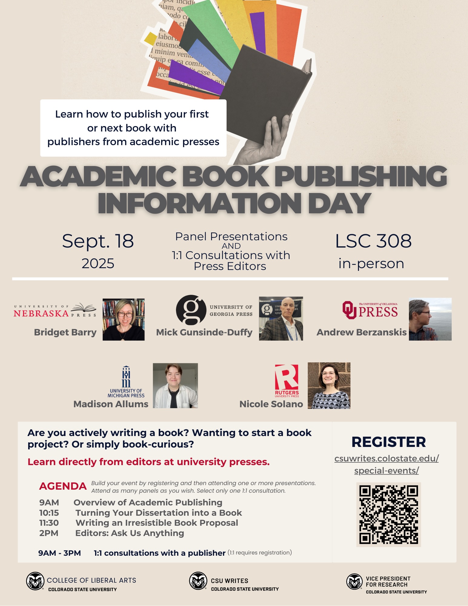 Academic Book Publishing Information Day
