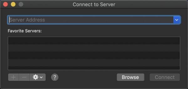 mac network drive